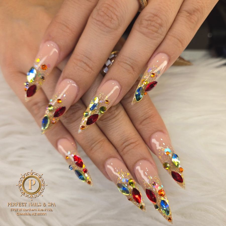 Nail collection at Perfect Nails & Spa Glendale